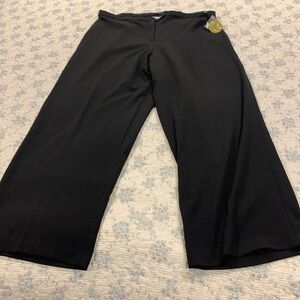 White Stag Black Dress pants Size 18W NEW Easy-Fit Waist 2-way stretch Comfort